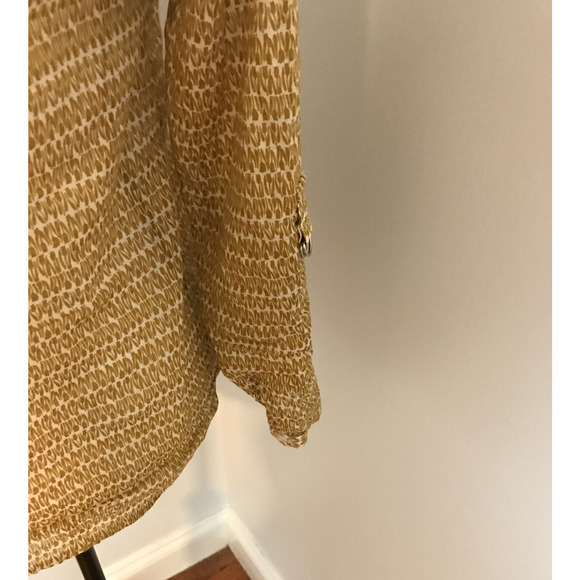 Anthropologie Holding Horses Tulipanes Roll-Tab Popover Blouse - Picture 5 of 11